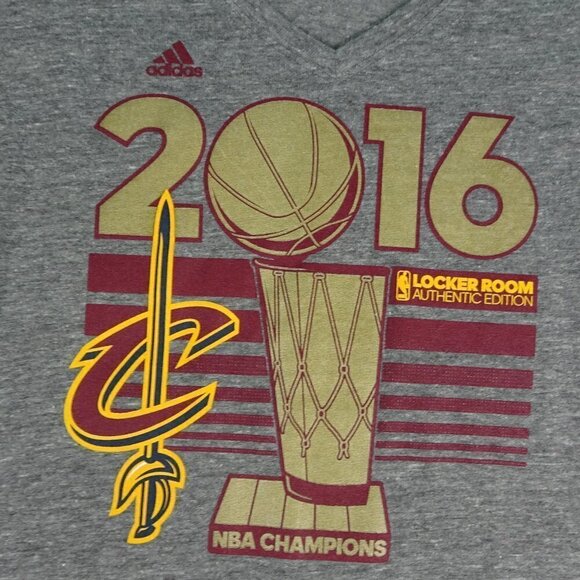 NBA Cleveland Cavaliers 2016 Gray Champions Large - Picture 3 of 6